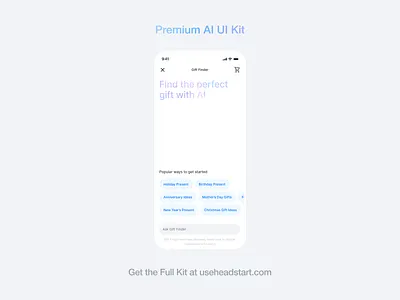 Featured UI: AI Chat aidesign aifigma aiui aiux figmadesign headstartui premiumui productdesign uidesign uxdesign