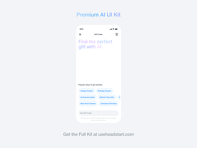 Featured UI: AI Chat aidesign aifigma aiui aiux figmadesign headstartui premiumui productdesign uidesign uxdesign