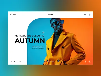 Love Autumn V1 Web Ui Landing Shot ai autumn branding design fall graphic design illustration photography ui ui design ux ux design web design