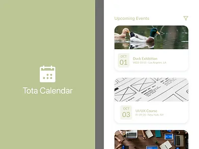 Event Listing daily ui 070