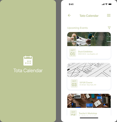 Event Listing daily ui 070
