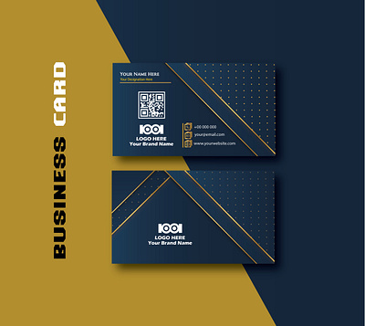 Unique Design Business Card Template branding business card corporate creative design graphic design illustration innovative logo modern modern design name card professional unique unique design vector visiting card