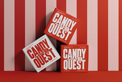 Candy Quest – Bold Packaging Design bag design bottle design design designer illustration label design packaging design pouch design product label