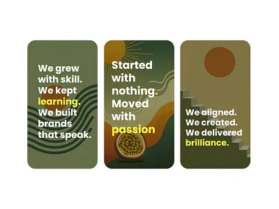 We grew with skill. We kept learning collaborative creativity