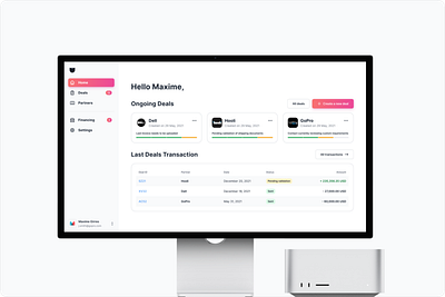 Tulyp Dashboard dashboard finance trade