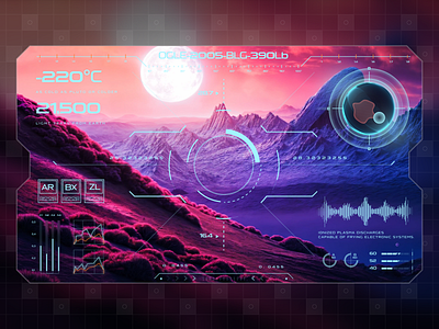 Futuristic Dashboard UI Design animation artificial intelligence futuristic innovation inspiration minimalist product design realistic space cabin technology trend ui design ux design