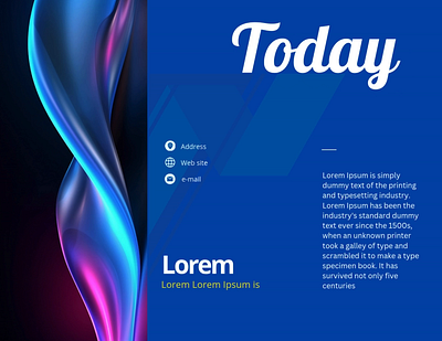 Brochure with Canva branding