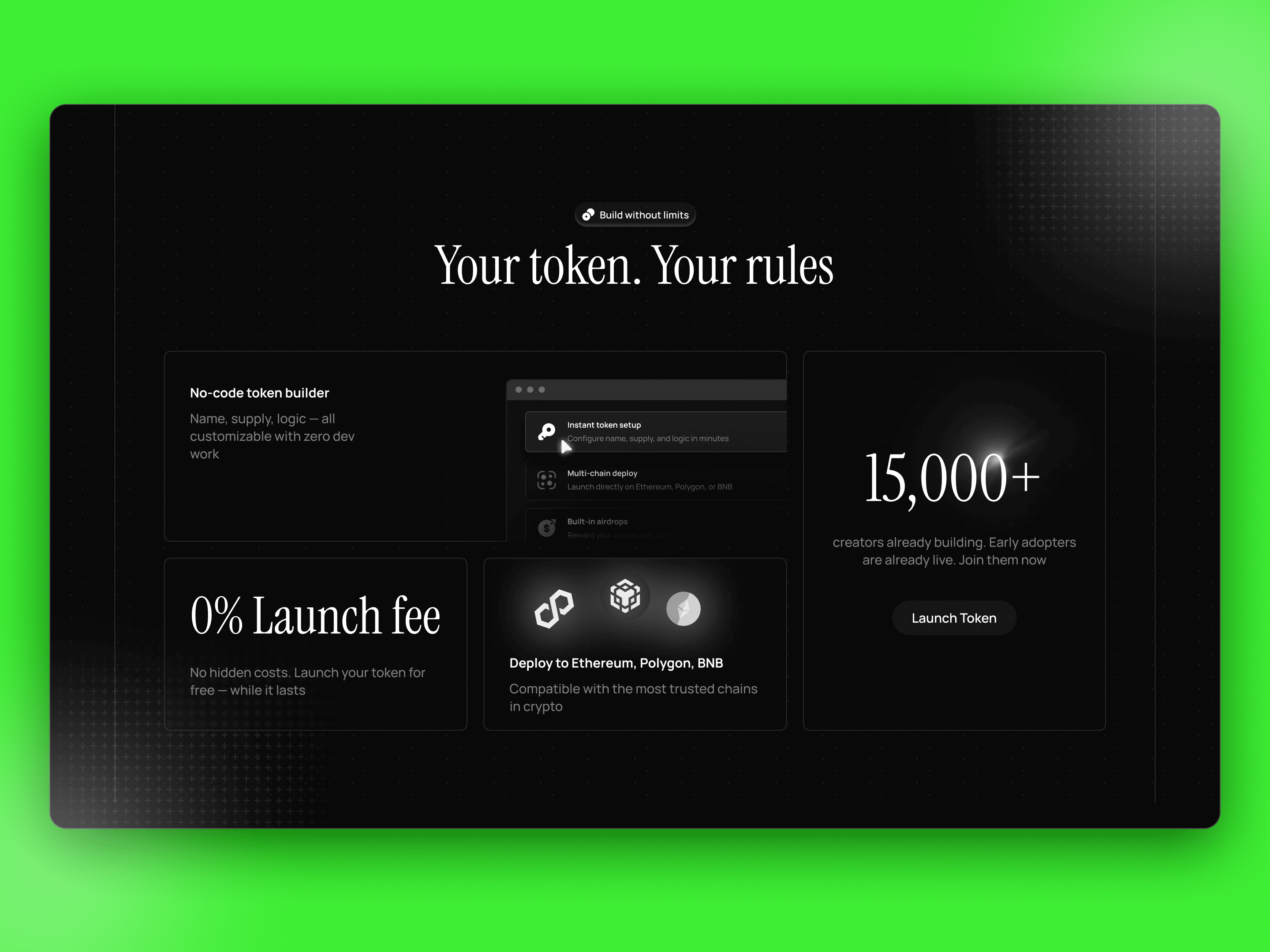 Zyra — The No-Code Token Builder blockchain crypto crypto design defi fintech ui ux web3