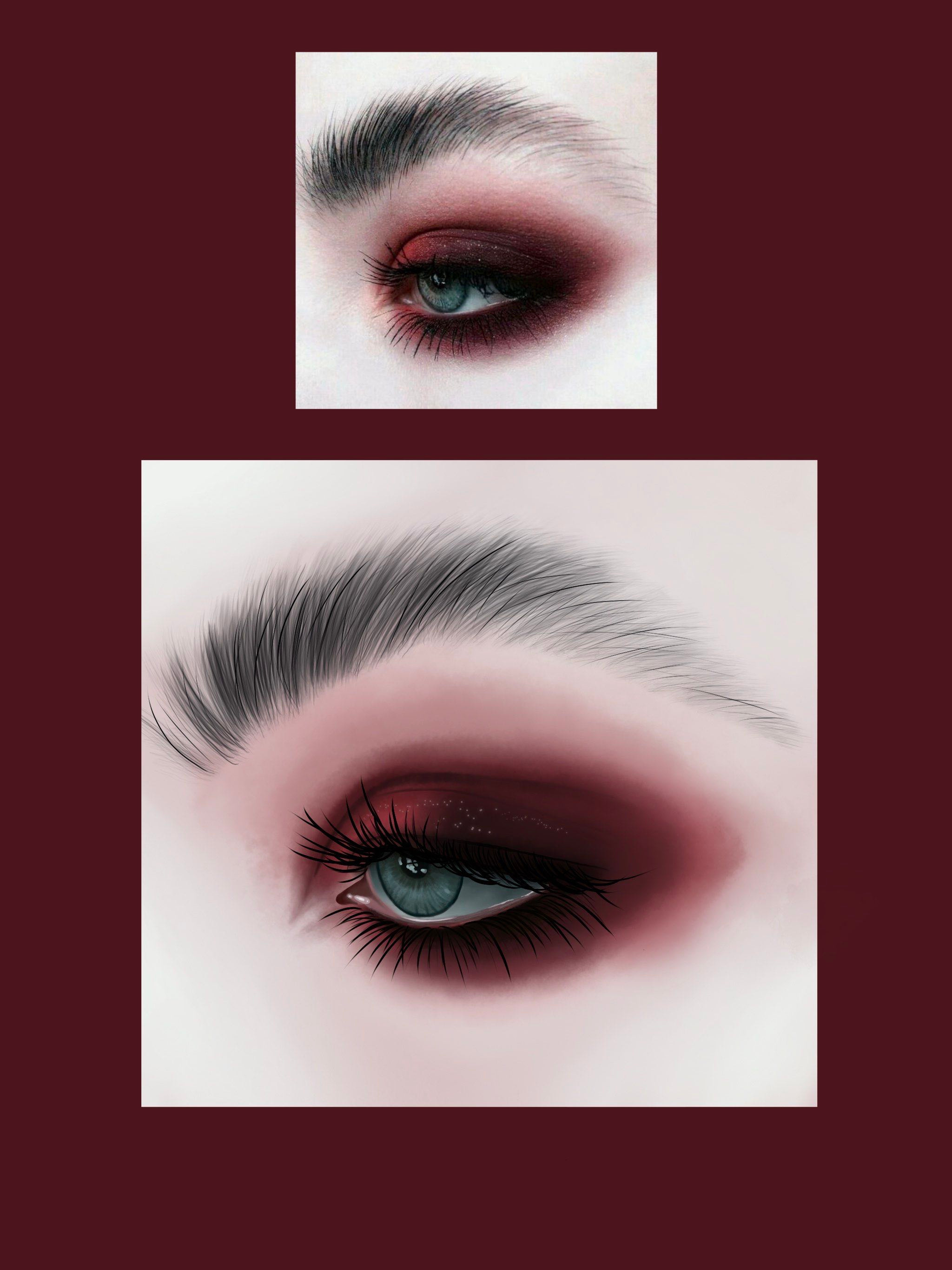 Digital Study - Eye painting digital art illustration procreate