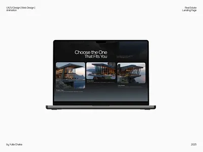 Seaside Real Estate: landing page animation booking booking website costal design figma graphic design landing page logo motion graphics real estate sea seaside ui ux web web design website animation website design