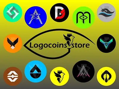 Logocoins_store branding design graphic design illustration logo logodesign logotype