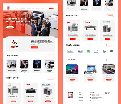 Simelec - UI Design animation graphic design tech ui uiux ux