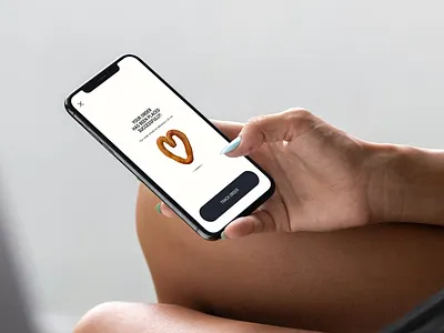 UX/UI design for food ordering app, The Pretzel Day loading phone responsive ui uidesign ux uxdesign uxui uxuidesign