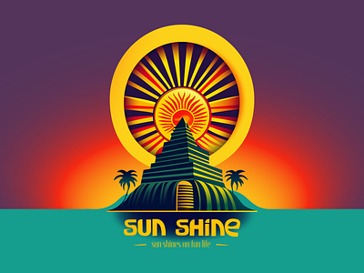 Sun Shine adobeillustrator design graphic design illustration logo vector