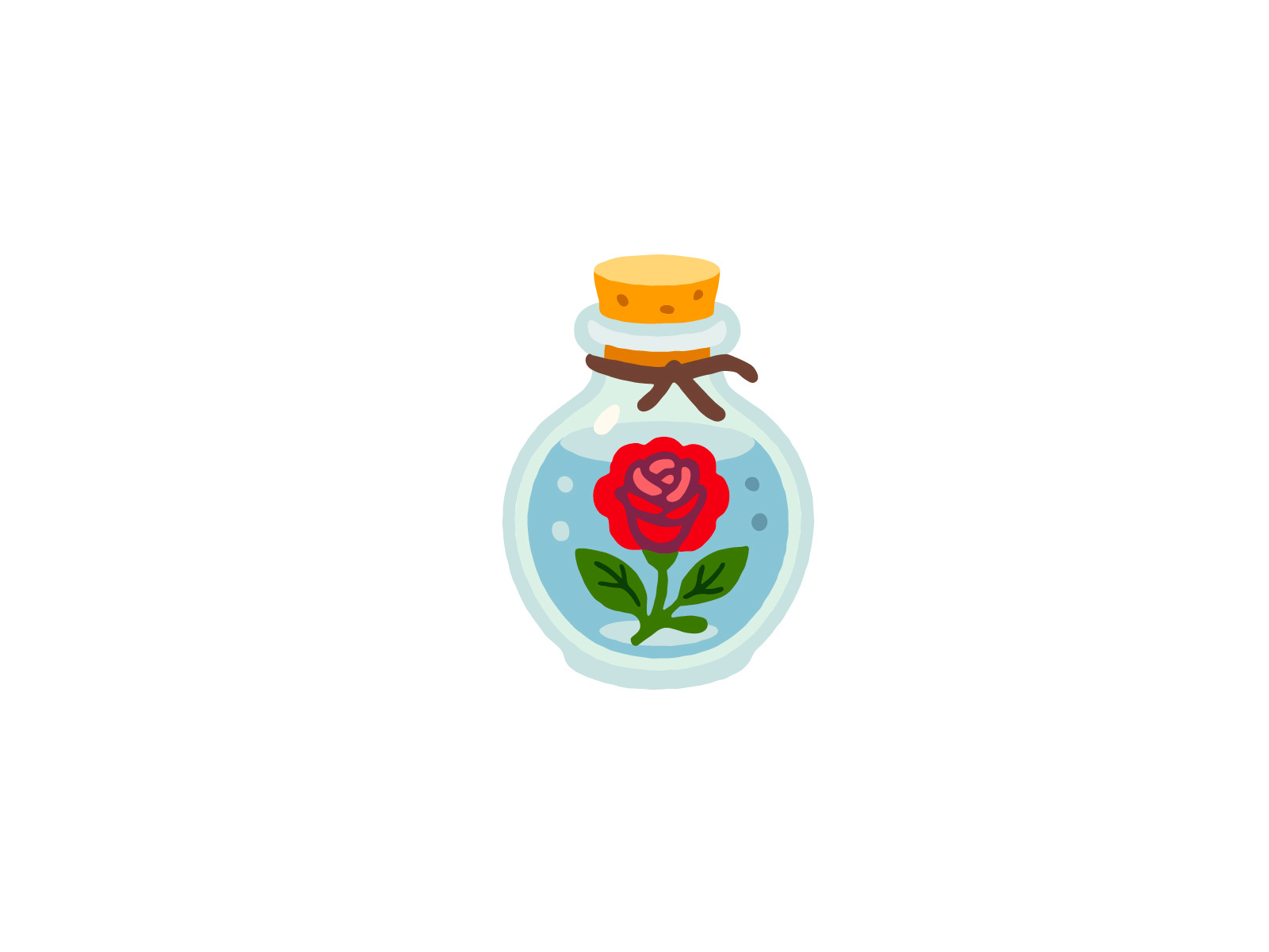 Rose Water flat flower icon illustration illustrator rose rose water vector water