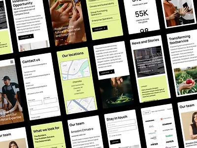 Web design and development for Compass Digital Ventures components frames phone ui uidesign ux uxdesign uxui uxuidesign webdesign