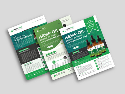 Hemp Oil A4 Size Flyer Template design business flyer cbd oil corporate flyer creative creative flyer flyer design flyer package flyer template graphic design hemp flyer hemp oil hemp product illustration logo design modern flyer smart social media banner social media post ui ux web banner