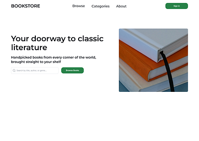 Bookstore #dailyui 003 dailyui design figma