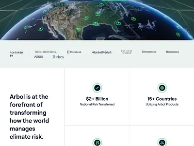 Arbol AI startup ux & brand design branding graphic design landing page ux web design