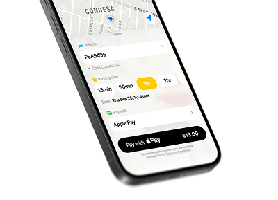 🚗 Parking App Design app design appconcept applepay design interactiondesign iudesign mobile app mobile design mobileui ui ux uxdesign widget
