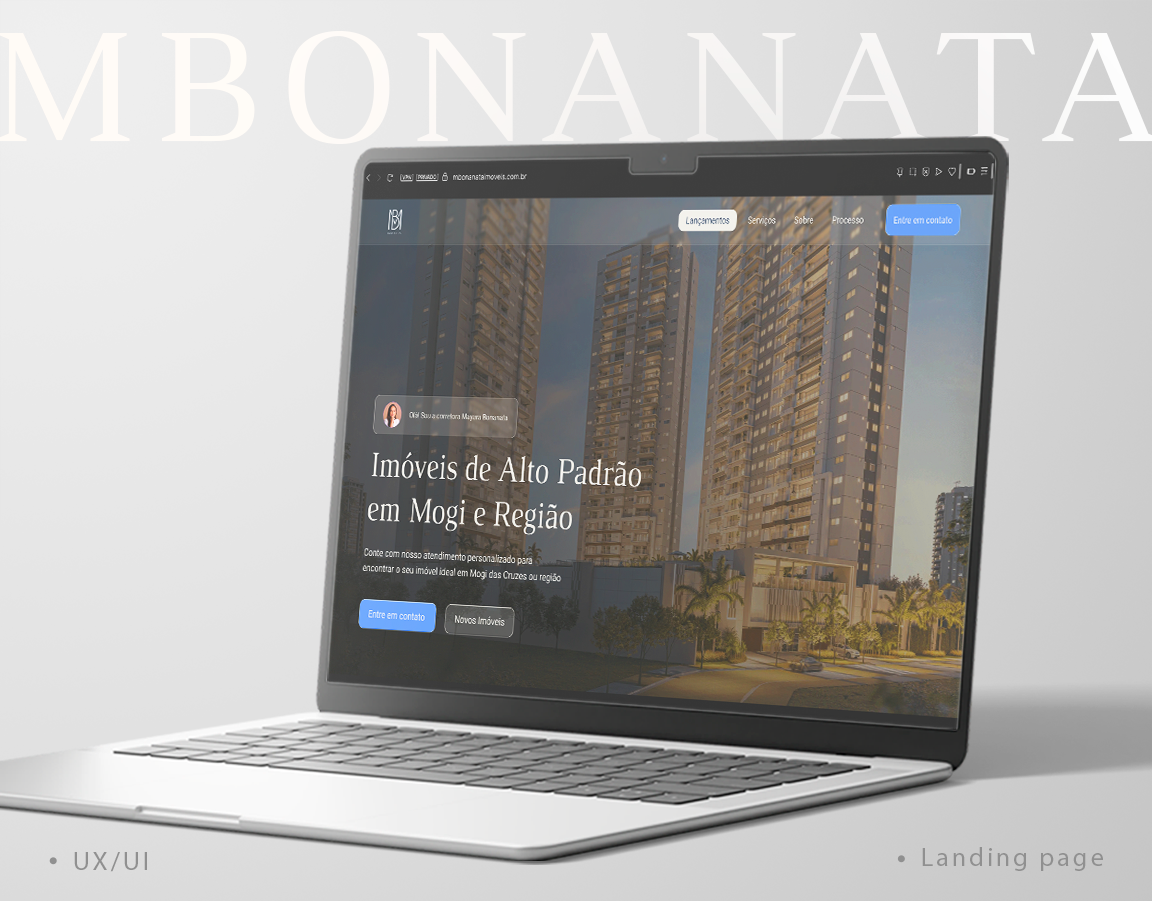 MBonanata-Sophisticated high-end real estate brokerage graphic design landing page real estate site sophisticated ui ui design ux web website