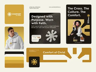 Christian Fashion Brand Logo and Branding Design brand identity branding christian fashion brand branding clothing brand logo and branding logo design