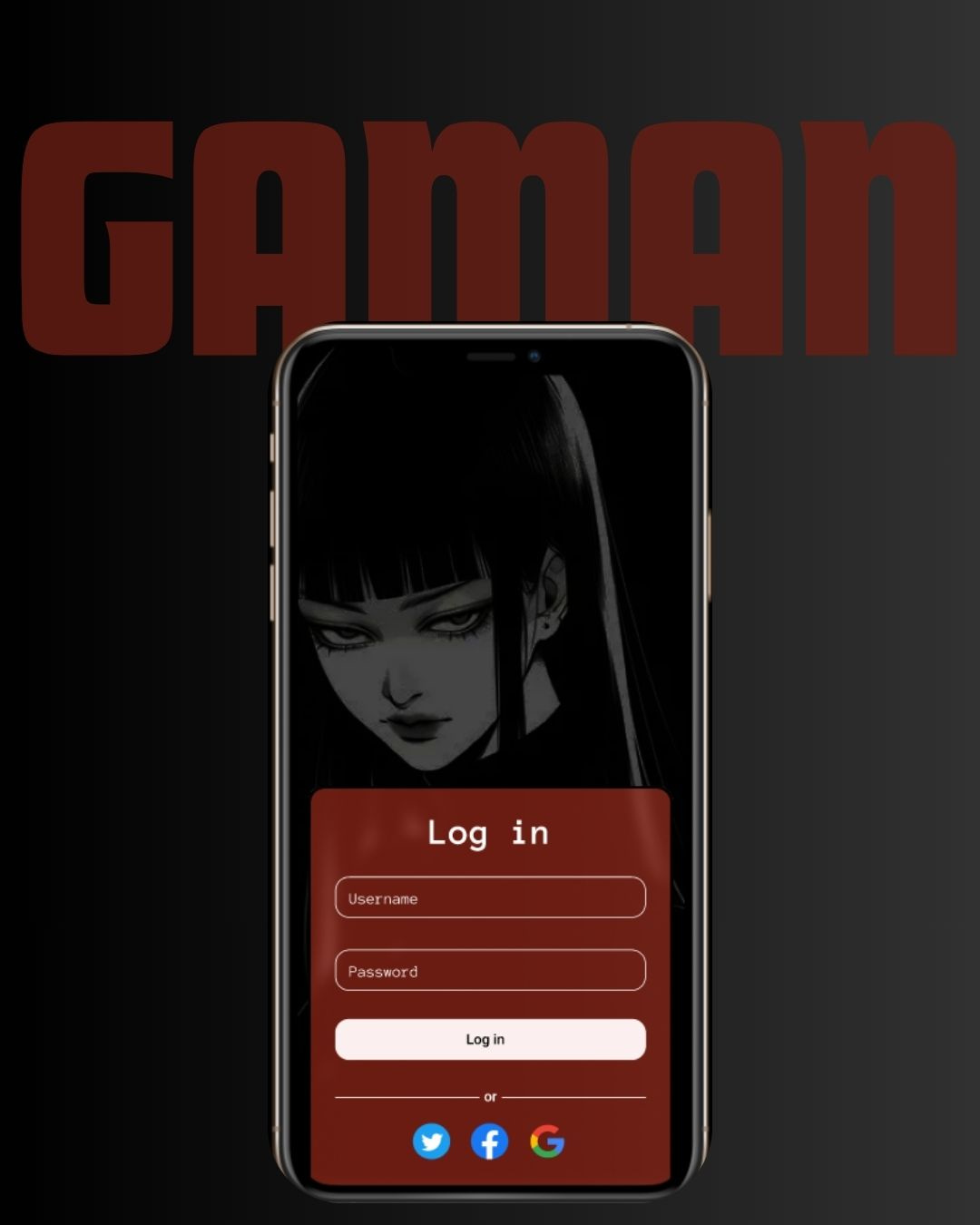 Gaman | Sign Up Page dailyui ui ux
