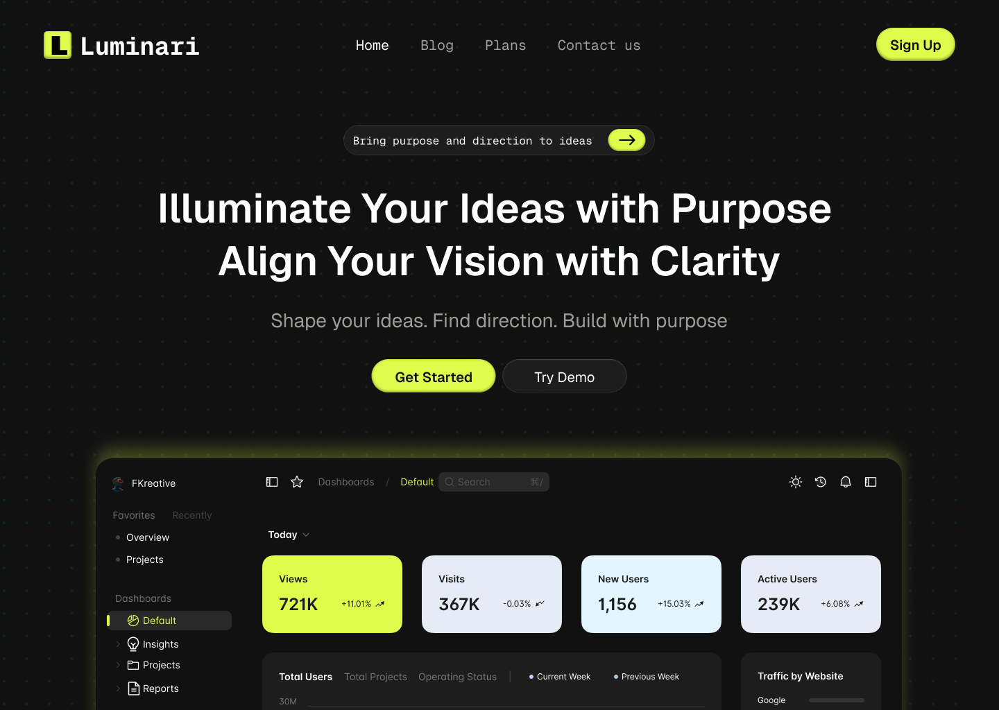 Example of Startup Ready Hero Sections