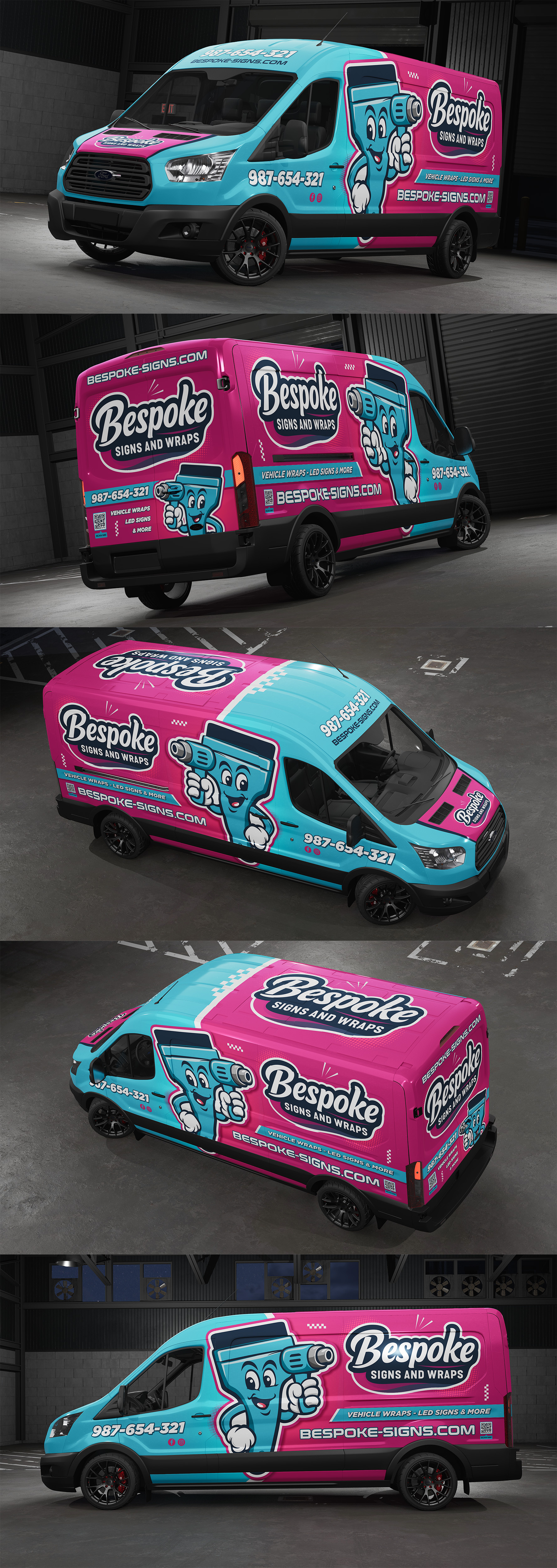 Example of Custom Vehicle Wrap Design