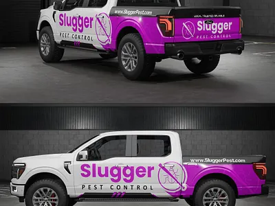 Modern Truck Wrap for Ford F-150 - Pest Control Company branding car wrap design graphic design truck wrap van wrap vehicle wrap