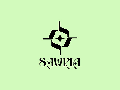 Sawria Skin Care Logo agency branding cosmetic fashion geometric icon identity illustration logo minimal minimalist modern logo packaging packaging design poster design rebrand s skincare skincare logo