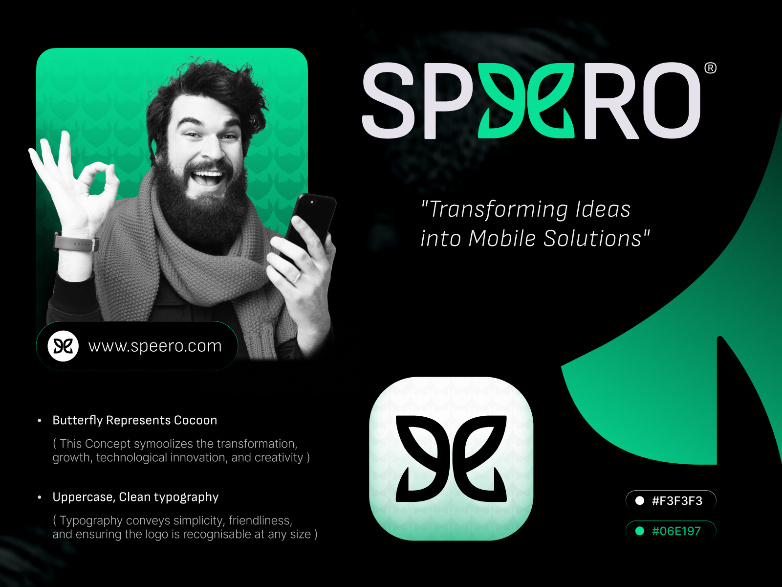 Speero • Mobile App Brand Identity appbranding brand brandidentity branding brandmark butterflylogo design iconlogo logo logoexploration minimalbranding modernlogo startupbranding techidentity techlogo trandinglogo ui wingly.agency