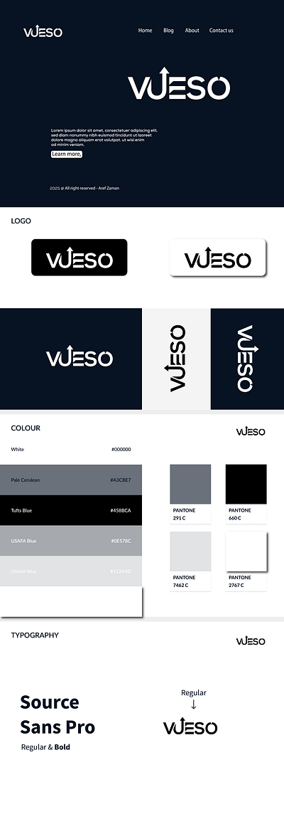 Typography Logo Branding brandguidlines branding graphic design logo logodesign modern logo