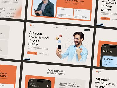 Next money - Finance Website finance website financial fintech landing page modern design money next money website ui design uiux design web design website design