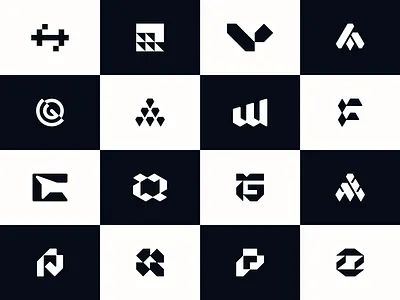 logo collection 2025 - Logo - Logo design - Logo designer a b c d e f g h i j k l brand design brand identity branding crypto logo design geometric lettermark logo logo collection logo design logo designer logo for sale logodesign minimal logo monogram startup logo symbol tech logo visual identity