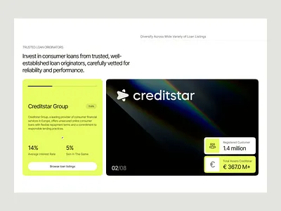 Loan & Investment Platform Design clean design credit platform finance platform finance website financial services fintech design investment investment platform investment platform design loan investment minimal design money management saas startup startup platform web design