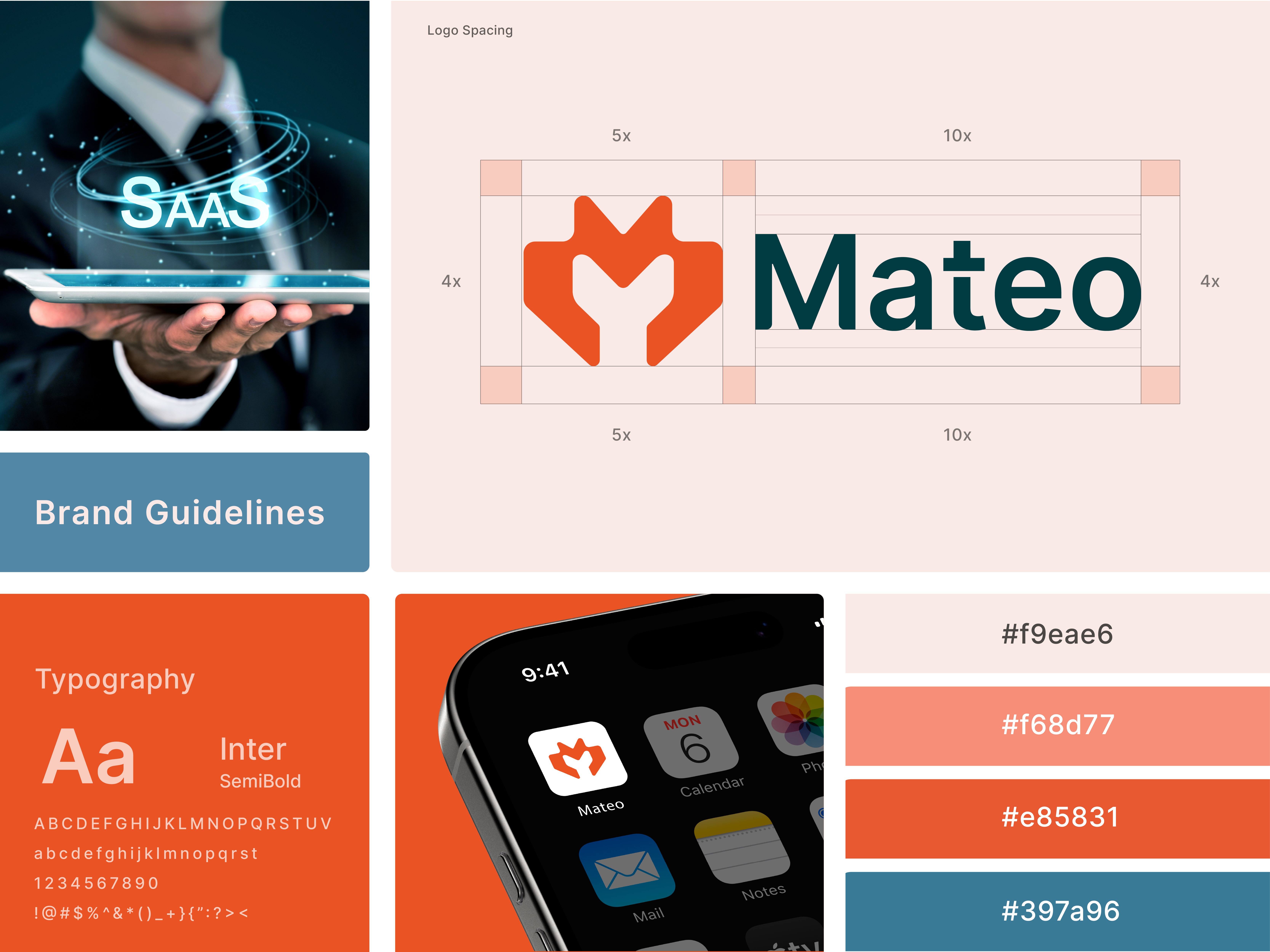 Saas Logo & Brand Guidelines ai logo app icon logo brand guide brand guidelines brand logo branding creative logo flat logo gaming logo letter logo letter m logo logo concept logo design logo designer minimalist logo modern logo saas logo simple clean logo tech logo