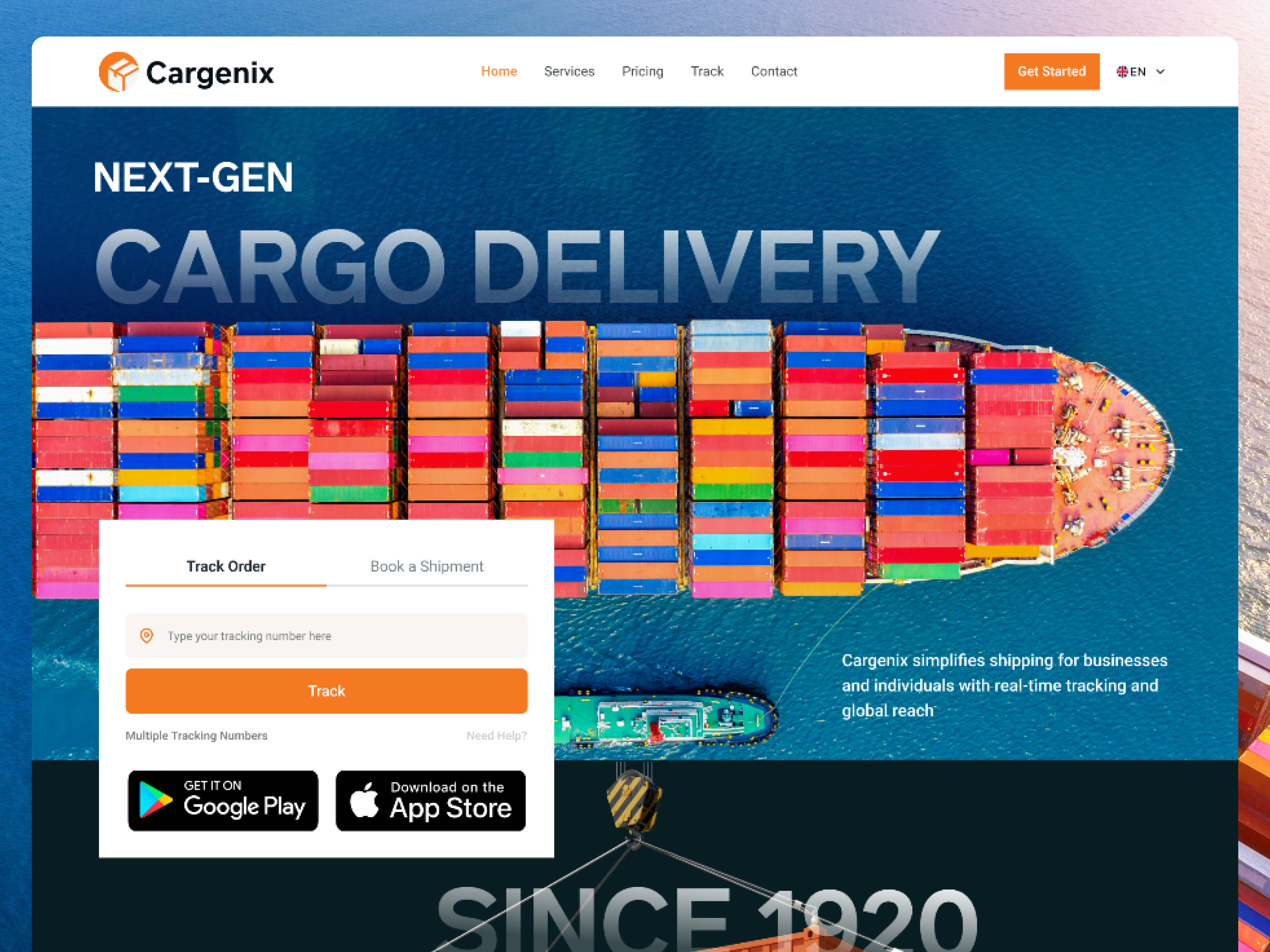 Cargenix – Next-Gen Cargo & Freight Solutions 🚢✈️ cargo delivery service cargo website corporate website design courier service creative branding global presence international shipping land freight logistics platform next gen logistics package protection real time tracking shipping agency shipping services