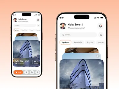 StayEase – Luxury Hotel Booking Mobile App app design appartment booking app booking platform hotel booking app hotel reservation hotel reservation app hotel reviews hotel room hotel searchs luxury hotel app mobile app mobile app design online hotel booking app room booking app ticket travel agency app travel app trip management trip planner app