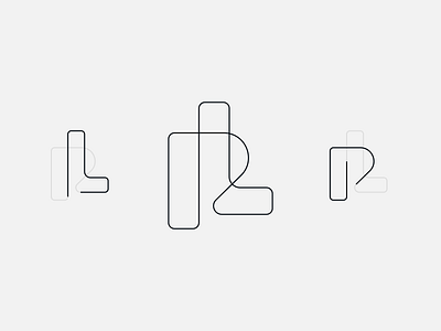 LP logo brand branding design elegant graphic design linear logo logo design logo designer logodesign logodesigner logotype lp minimalism minimalistic modern monogram pl