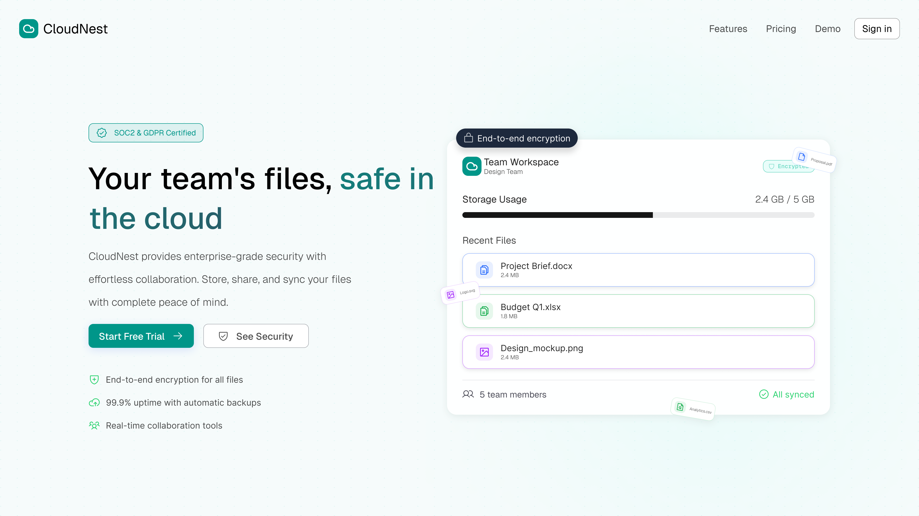 Example of Startup Ready Hero Sections