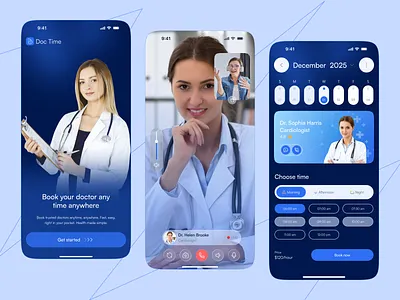 Doctor Booking & Telemedicine App appointment scheduling clinic app digital health doctor booking app doctor consultation e health health app design health monitoring healthcare app healthcare dashboard healthtech hospital app medical app medical uiux online consultation online doctor app patient care app remote healthcare telemedicine app virtual doctor
