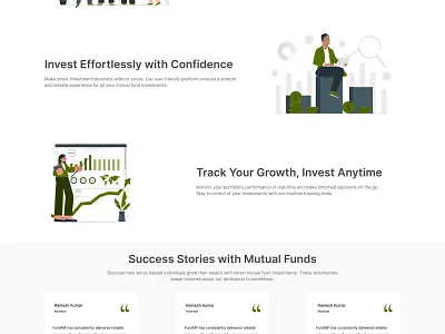 FundMF – Web Landing Page UI Design figma figma landing landing page landing ui ux ui ux ui ux design web