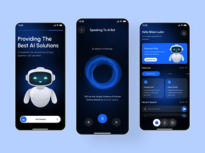 AI Chatbot Mobile App UI ai chat ai chat generator ai chatbot ai chatbot app ai product app app design app interfaces best app design chat bot chatbot mobile mobile app design mobile ui mobile ui design modern ui ui ui design ux