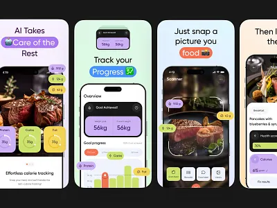 Calorie Counter App – iOS App Screenshots app app showcase app store app store screenshots appstore banners banners banners for app store calorie counter app calories tracker ap diet planning app feature banners fitness app ios app mobile app mobile screens nutrition app play store screenshot screenshot screnshots