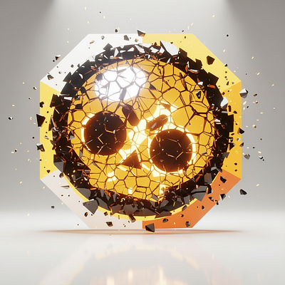 3D LOGO OF BRAWL STARS 3d art client game graphic design logo render ui