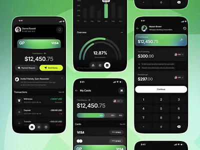 Finance - Mobile App app app design banking banking app finance finance app finance mobile app fintech international ios app mobile app money transfer ui worldwide