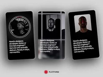 A set of self-promotional posts animatedpost animation branding creativeteam designnetwork dribbbleanimation motiondesign promodesign socialmediadesign teamasaservice uianimation