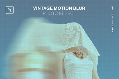 Vintage Motion Blur Photo Effect 3d animation graphic design motion graphics