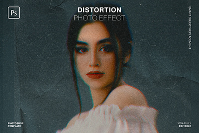 Glitch Photo Effect 3d animation graphic design motion graphics